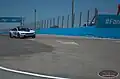 Correia driving the FIA Formula E safety car during the 2014 Punta del Este ePrix weekend.