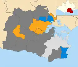 2011 results map