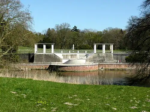 The location of Schloss Putbus in 2008