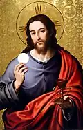 Christ the Saviour. Juan de Juanes.