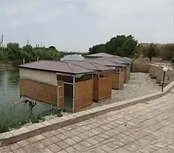 Beach huts