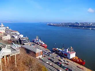 Quebec City shore