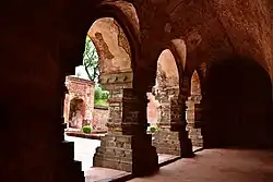 Stone pillars