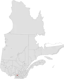 Location of Les Moulins