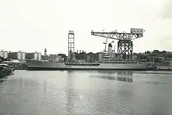 RFA Green Rover at Devonport Dockyard, Plymouth Navy Day, August 1977