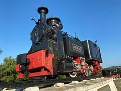 Locomotive RESICZA taken in perspective from bottom left