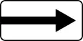 Direction of validity to the right