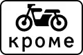 8.4.12 Except for a vehicle type (motorcycles)