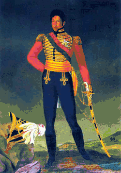 Image 50Radama I, the first monarch of the kingdom unified central Madagascar. (from History of Madagascar)