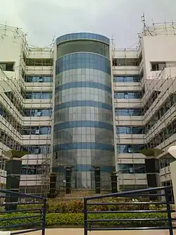 View from entrance, MCT Rajiv Gandhi Institute of Technology, Mumbai, India