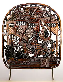 Image 17Nang Sbek Thom figure plate. (from Culture of Cambodia)