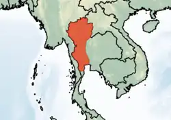 Map of range