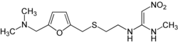 The drug ranitidine, also known as Zantac.