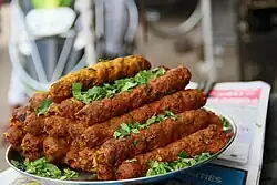Image 11Ready to eat Kebab on the roadside food joints, in Shivajinagar. (from Culture of Bengaluru)
