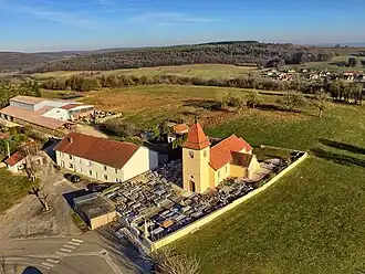 The church in Recologne-lès-Rioz
