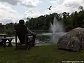 At a picnic site