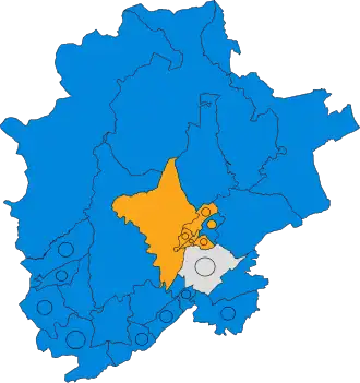 2019 results map