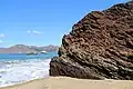 Ribbon Chert of the Marin Headlands Terrane, exposed at Marshall's Beach, San Francisco.