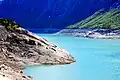 Today Ringedalsvatnet can be regulated down to 373&nbsp;meters above sea level.