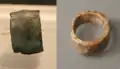 Rings made from copper and antler, Germany