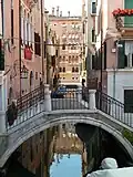 Private bridge over the rio de San Anzolo