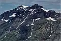 Rising Wolf Mountain, summit to left
