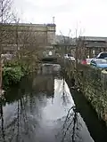 River Ryburn with Asquith Bottom Mills in the background