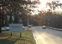 Northerly end of the Riverway near Park Drive.