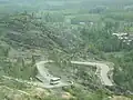 Road to Buddhist remains at Jamal Garhi.