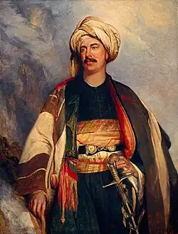 Portrait of David Roberts by Robert Scott Lauder