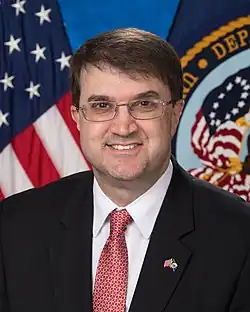 Former United States Secretary of Veterans Affairs Robert Wilkie (B.A.)