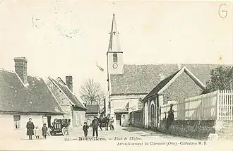 The church in Rouvillers