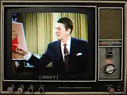 Ronald Reagan was president of the United States for a majority of the 1980s (1981–1989), during what was called the Reagan era. Ronald Reagan's vice president George H.W. Bush became president in 1989.