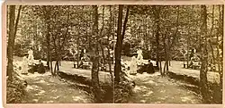 Rose Hill Cemetery, visitors' spring, circa 1877