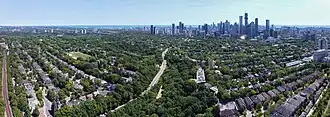Aerial view of Rosedale (2025)