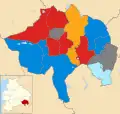2010 results map