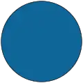 A circle of blue