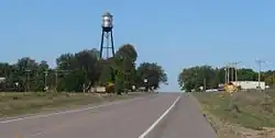 Royal, seen from the east along U.S. Highway 20
