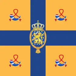 Royal Flag of The Netherlands (1908–1949)