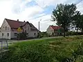 Houses by road