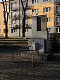 Monument at the site of the execution of Edmund Kokot