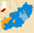 2003 results map