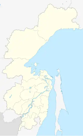Dzyomgi Airport (Komsomolsk na Amure/Dzemgi) Аэропорт Дзёмги is located in Khabarovsk Krai