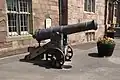 Russian Fortress Gun outside the museum