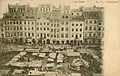 The Old Town Market Place, including the Mermaid Monument, in 1908.