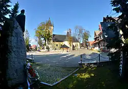 Main square with church