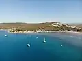Aerial view of the Sığacık Bay
