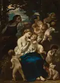 Nymph with cupidos (1851) by Narcisse Virgilio Díaz