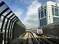 Kajang-bound train approaching the station.