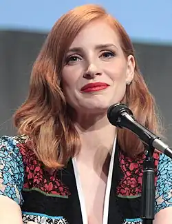 Jessica Chastain, actress and producer (BFA, 2003)[204][205]